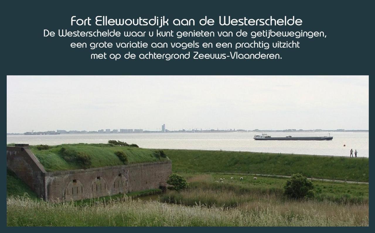 Vakantiewoning Deltahof Ellewoutsdijk Extérieur photo